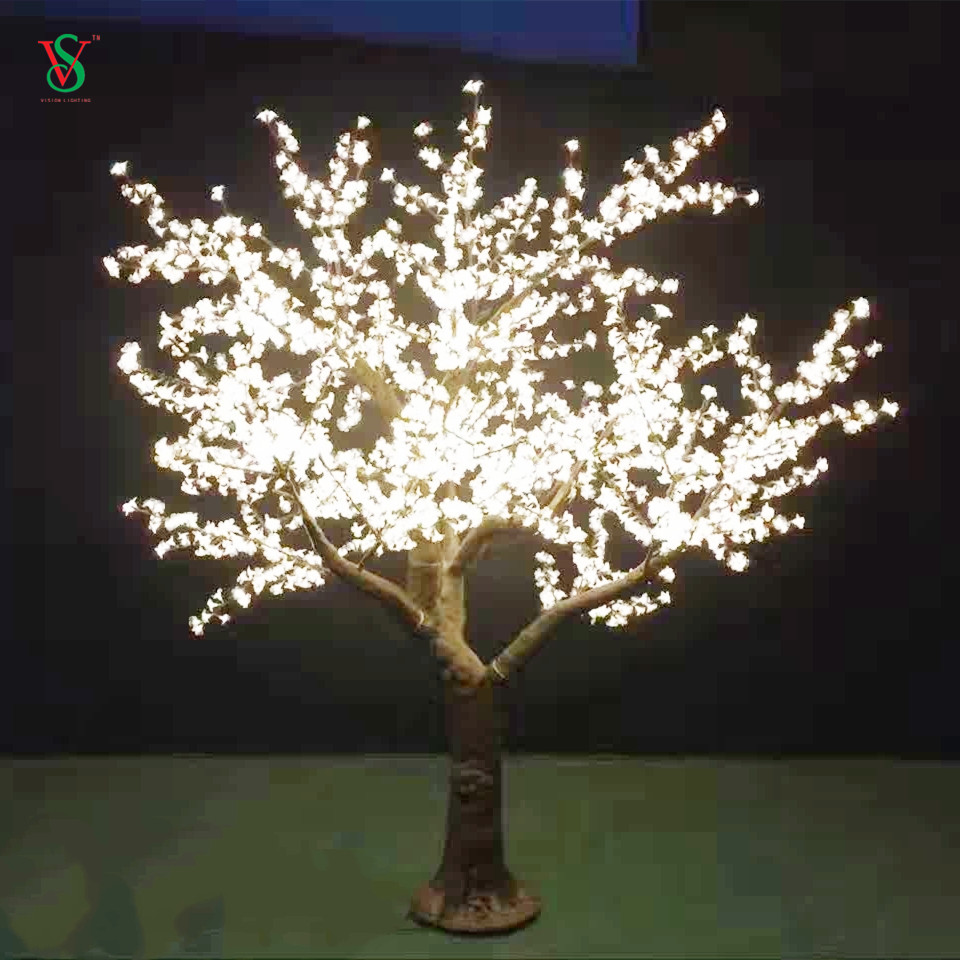 White Light Artificial Cherry Blossom Tree Light for Event Wedding Park Stage Decoration