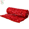 High Quality PET / PVC Net Tinsel Garland Carpet Grass for Christmas Motif Decoration