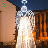 Christmas Wedding Event Decoration LED 2D 3D Angel Flying Motif Lights