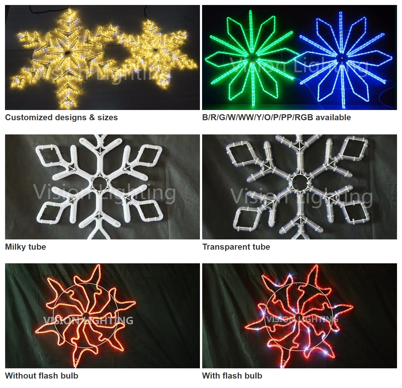 2d snowflake light