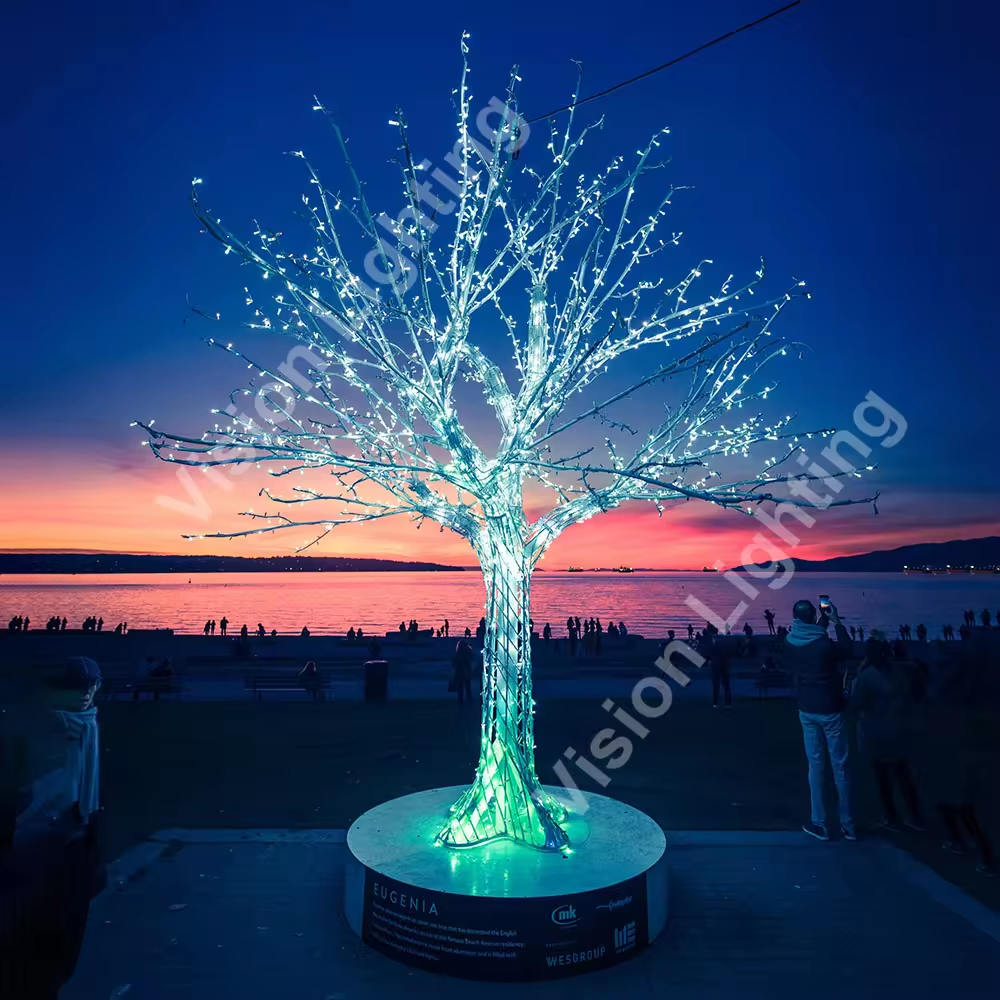 High Brightness Programmable DC12V WS2811 Pixel Garland Led RGB Christmas Tree Lights