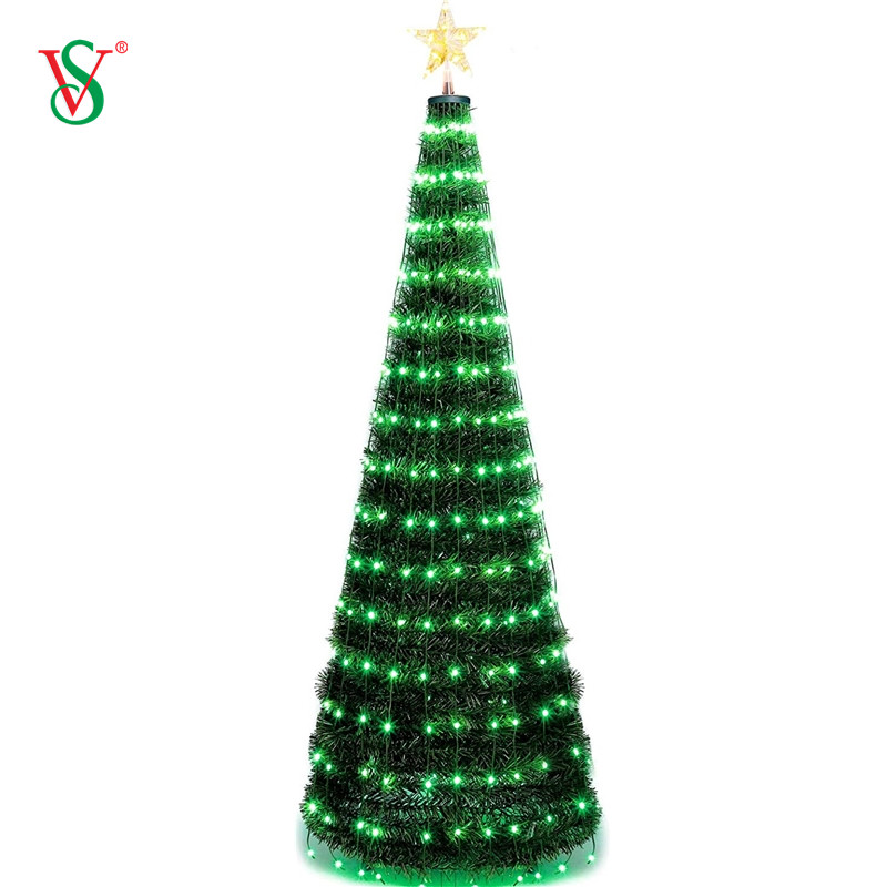 DIY Smart RGB Color Change Christmas Tree Lights with Bluetooth APP