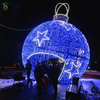 Giant LED 3D Ball Arch Motif Decoration Light for Christmas Shopping Mall Display