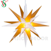 Outdoor Waterproof Hanging Moravian Star Burst Star Motif Lights for Christmas Tree Decoration