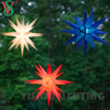 Christmas Outdoor Decoration Hanging Ornaments Led Acrylic Snowflake Motif Lights