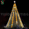 Led Christmas Cone Tree Outdoor Decoration Motif String Lights for Street & Plaza & Mall