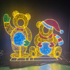 Luces De Navidad Outdoor Christmas Decoration Light LED 2D & 3D Photo Frame Motif Lights