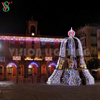 Outdoor Giant Lighted Jingle Bell Commercial Led Motif Decoration Lighting for Christmas