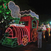 Christmas Commercial Decoration Large 3D Train 