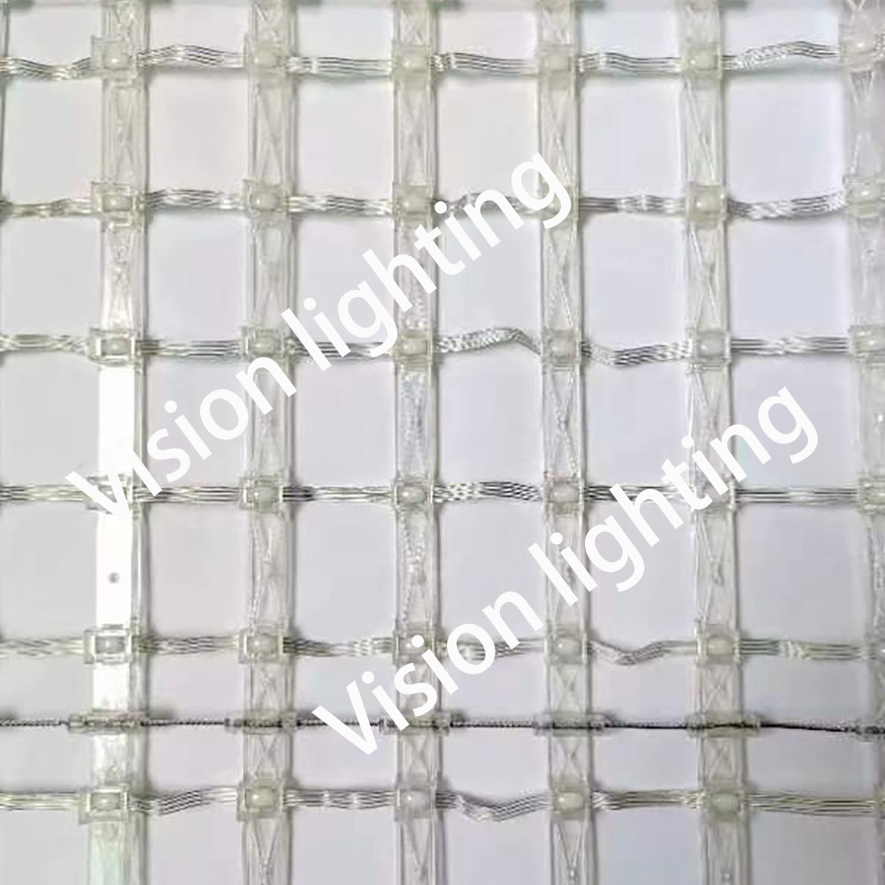 Outdoor LED Grid Structure Setup