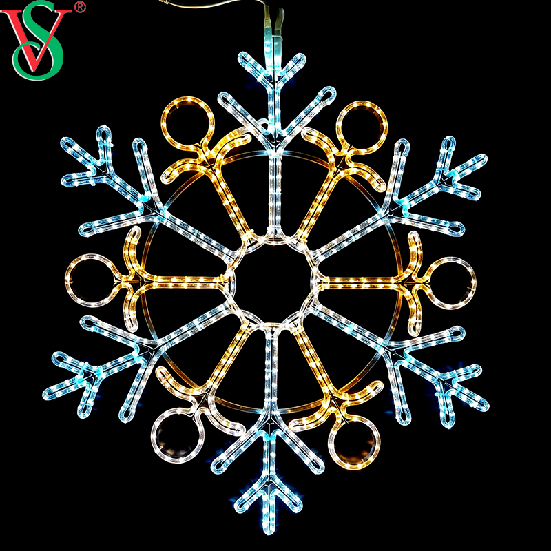 Outdoor Use IP65 2D Snowflake Motif Light for Christmas Decoration