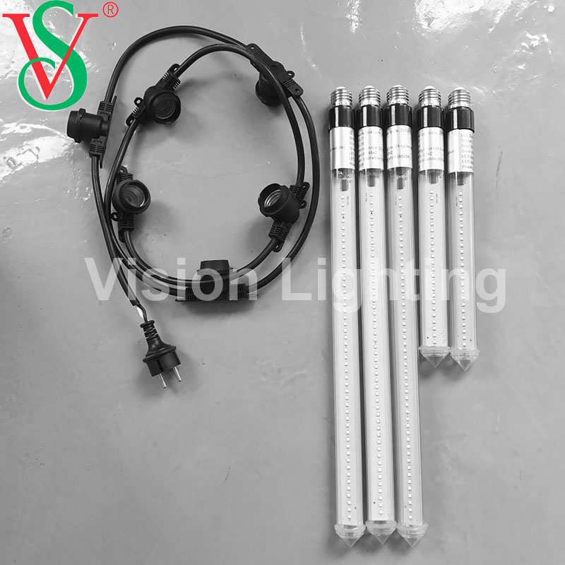 Commercial Outdoor LED Starfall Light, Custom Meteor Shower Landscape Lighting