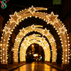 Customized LED Across Street Motif Light Outdoor Christmas Decoration