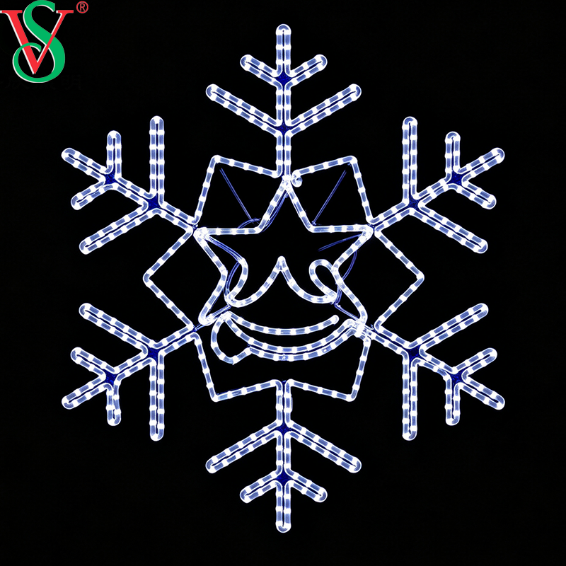 Outdoor Use IP65 2D Snowflake Motif Light for Christmas Decoration
