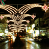 Customized LED Across Street Motif Light Outdoor Christmas Decoration