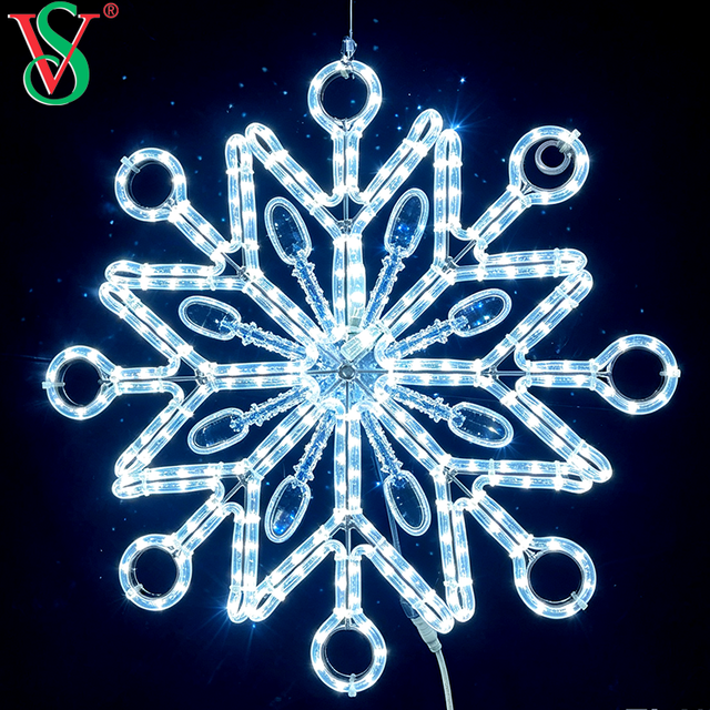 Outdoor Use IP65 2D Snowflake Motif Light for Christmas Decoration