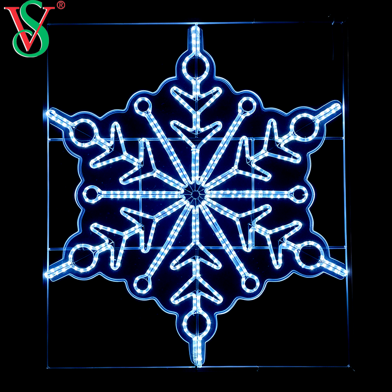 Outdoor Use IP65 2D Snowflake Motif Light for Christmas Decoration