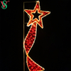 Custom LED Street Pole Motif Light Outdoor Christmas Decoration